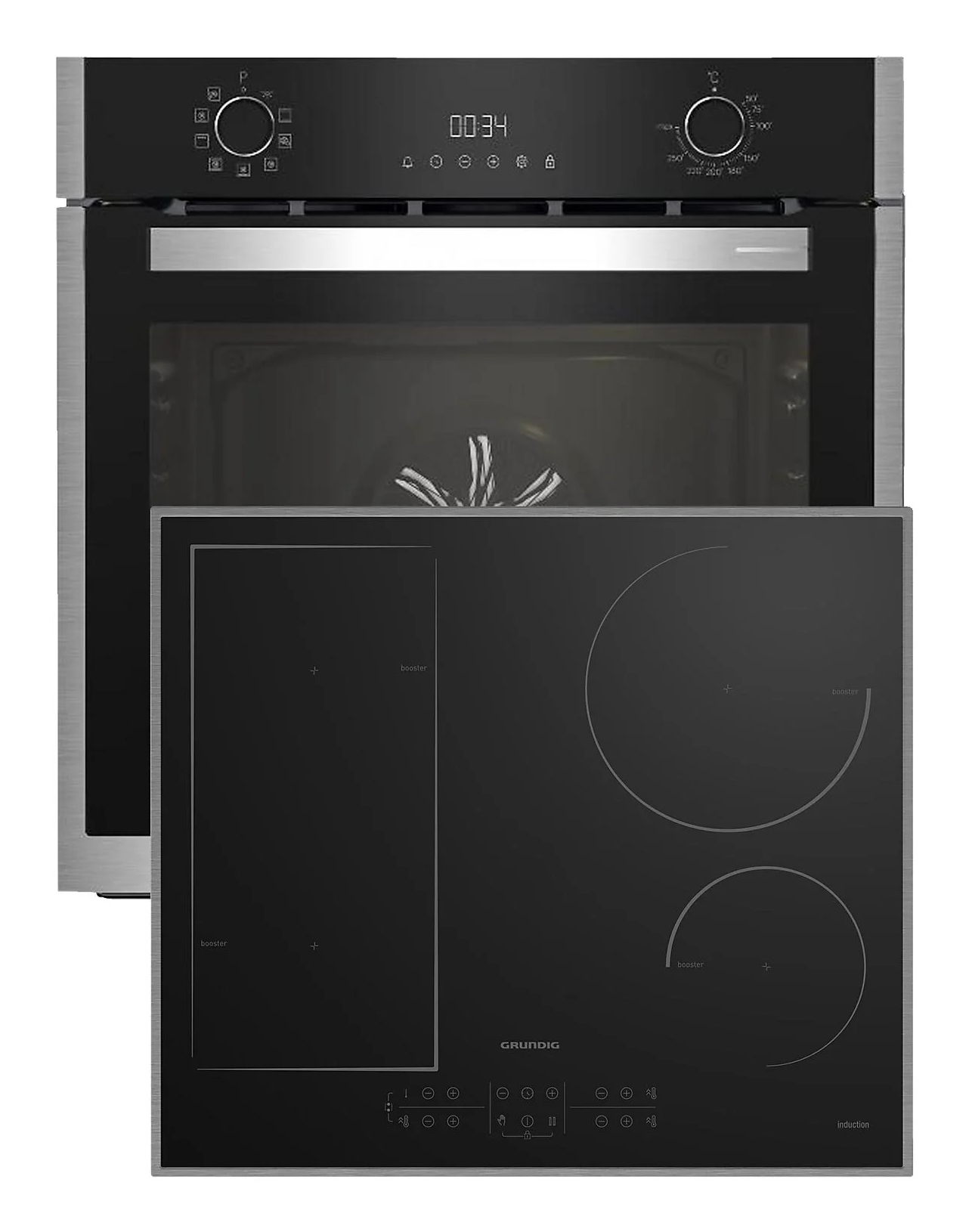 Grundig GESM19320BMPF cooking appliance set Zone induction hob Electric – image 1