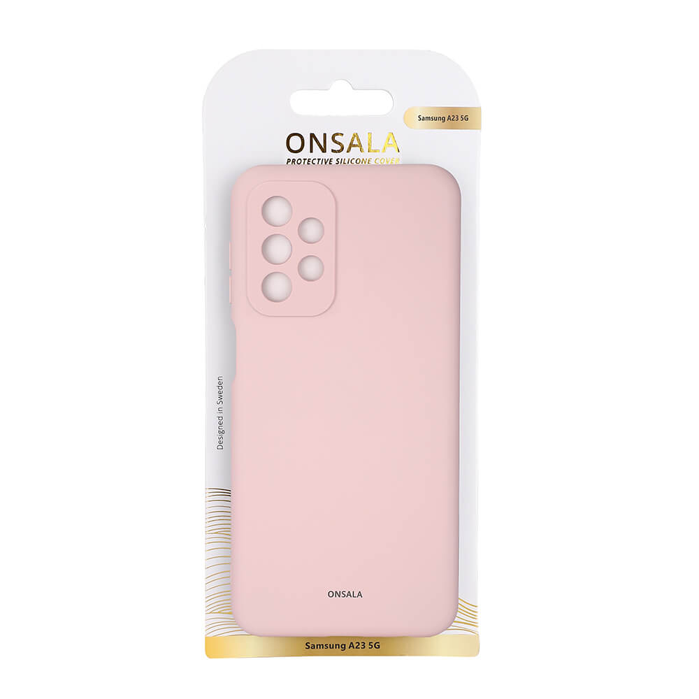 Onsala Phone Case Silicone Chalk Pink - Samsung Galaxy A23 – image 2