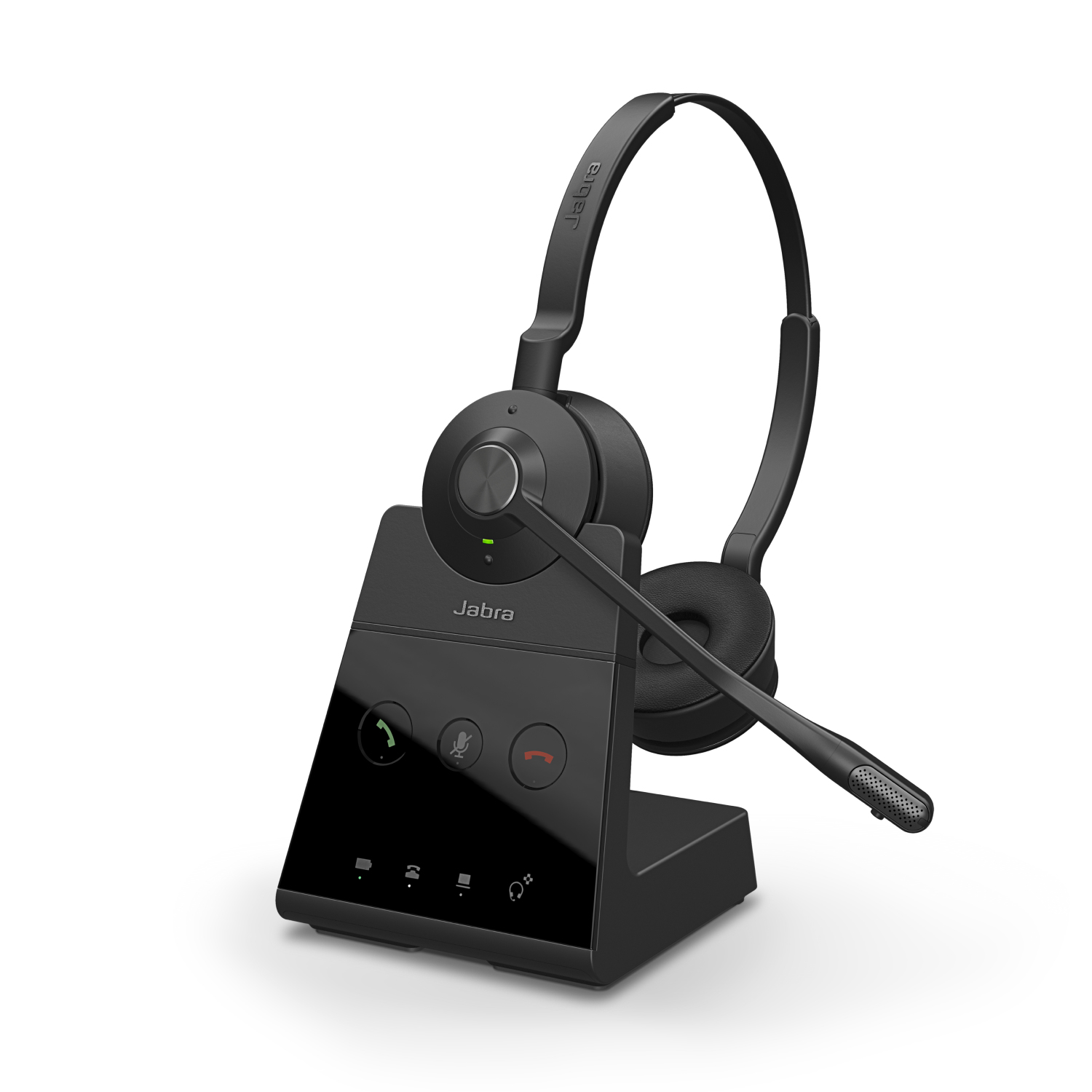 Jabra Engage 65 Stereo Headset Trådlös Huvudband Kontor/callcenter Micro-USB Bluetooth Svart