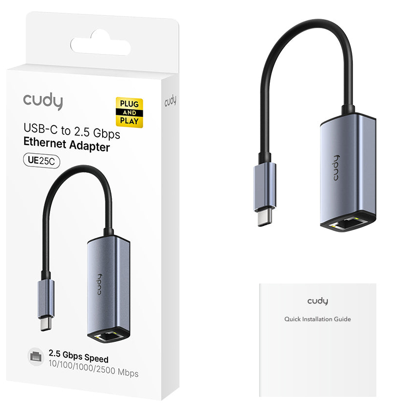 Cudy USB-C to 2.5Gbps Ethernet Adapter | UE25C – image 2