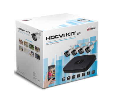Dahua Technology XVR4104CNS2KIT digital video recorder (DVR) Black, White