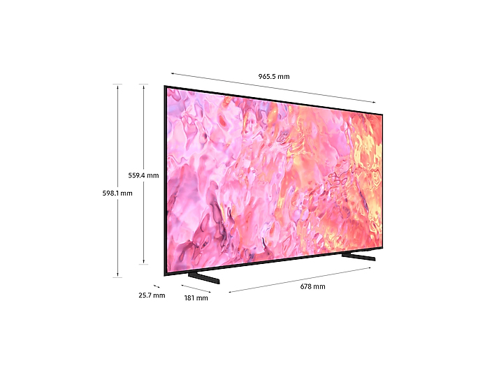 TV QLED Samsung TQ43Q65CAUXXC 109 cm 4K UHD Smart TV 2023 Noir — photo 4