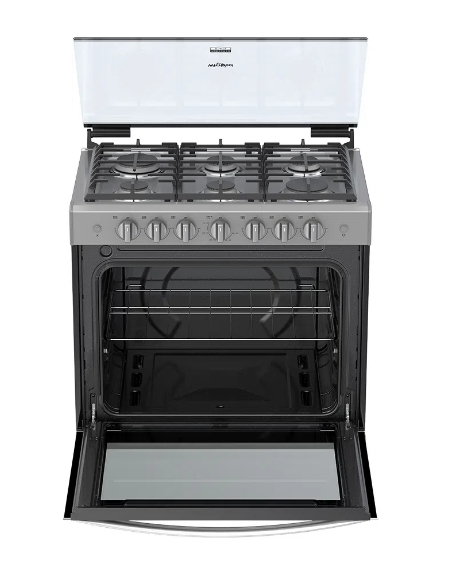 Whirlpool WER3000D cooker Freestanding cooker Gas Grey – image 2