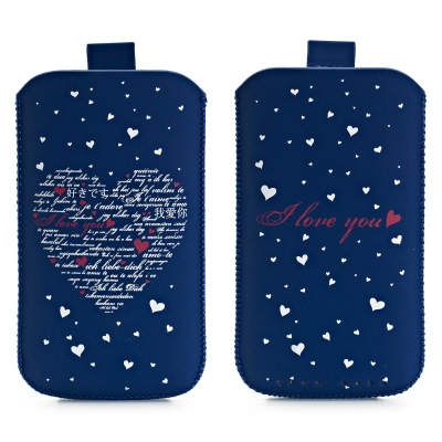 Celly MUCUN0190 mobile phone case Pouch case Blue