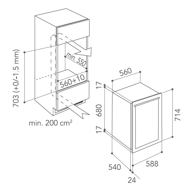 KitchenAid KCBWX 70600L – image 3