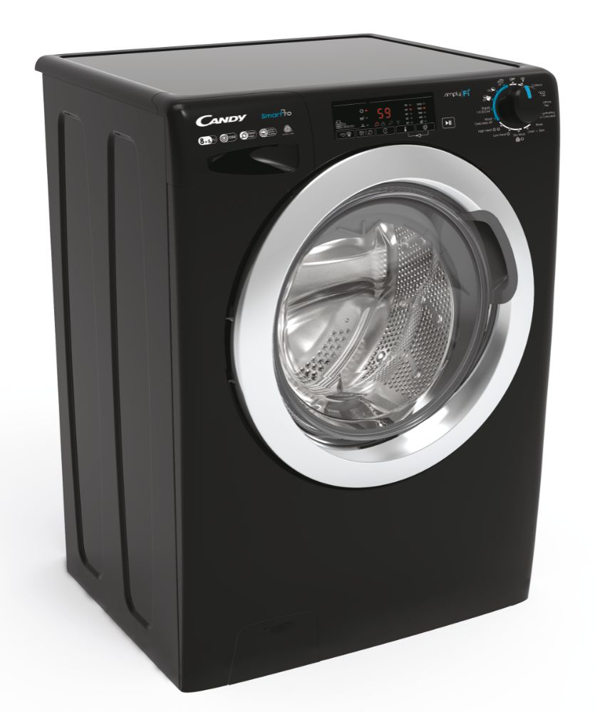 Candy Smart Pro CSOW2853TWCBE-80 washer dryer Freestanding Front-load Black – image 4