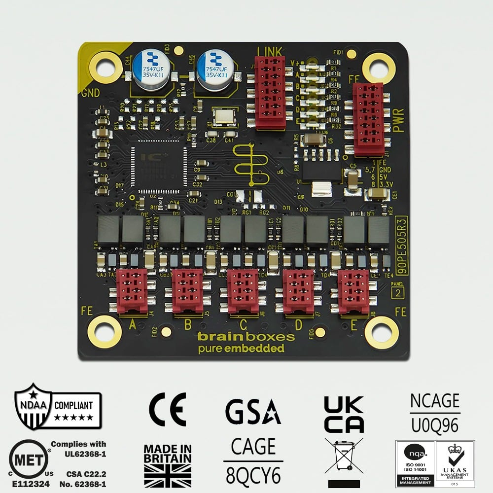 Brainboxes Pure Embedded 8 Port 10/100 Ethernet Switch Module – image 6