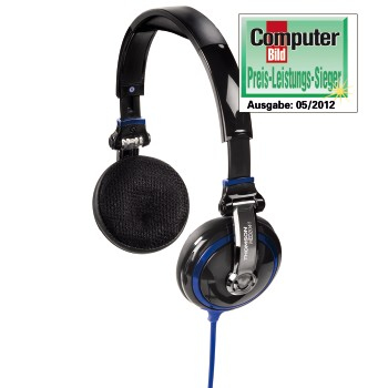 Hama HED2041 Headphones Wired Head-band Black, Blue – image 2