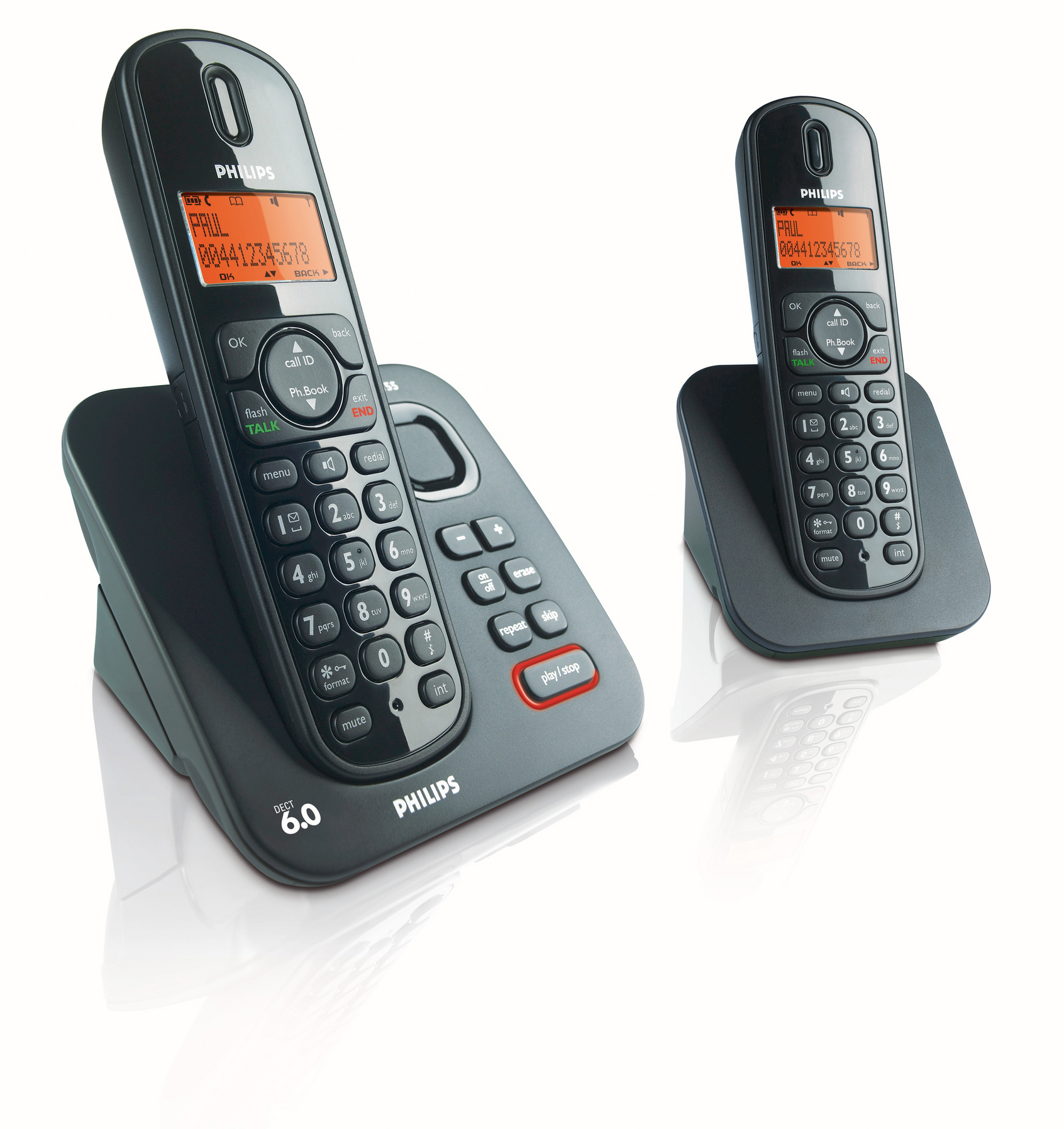Philips CD1552B DECT telephone Caller ID Grey – image 3