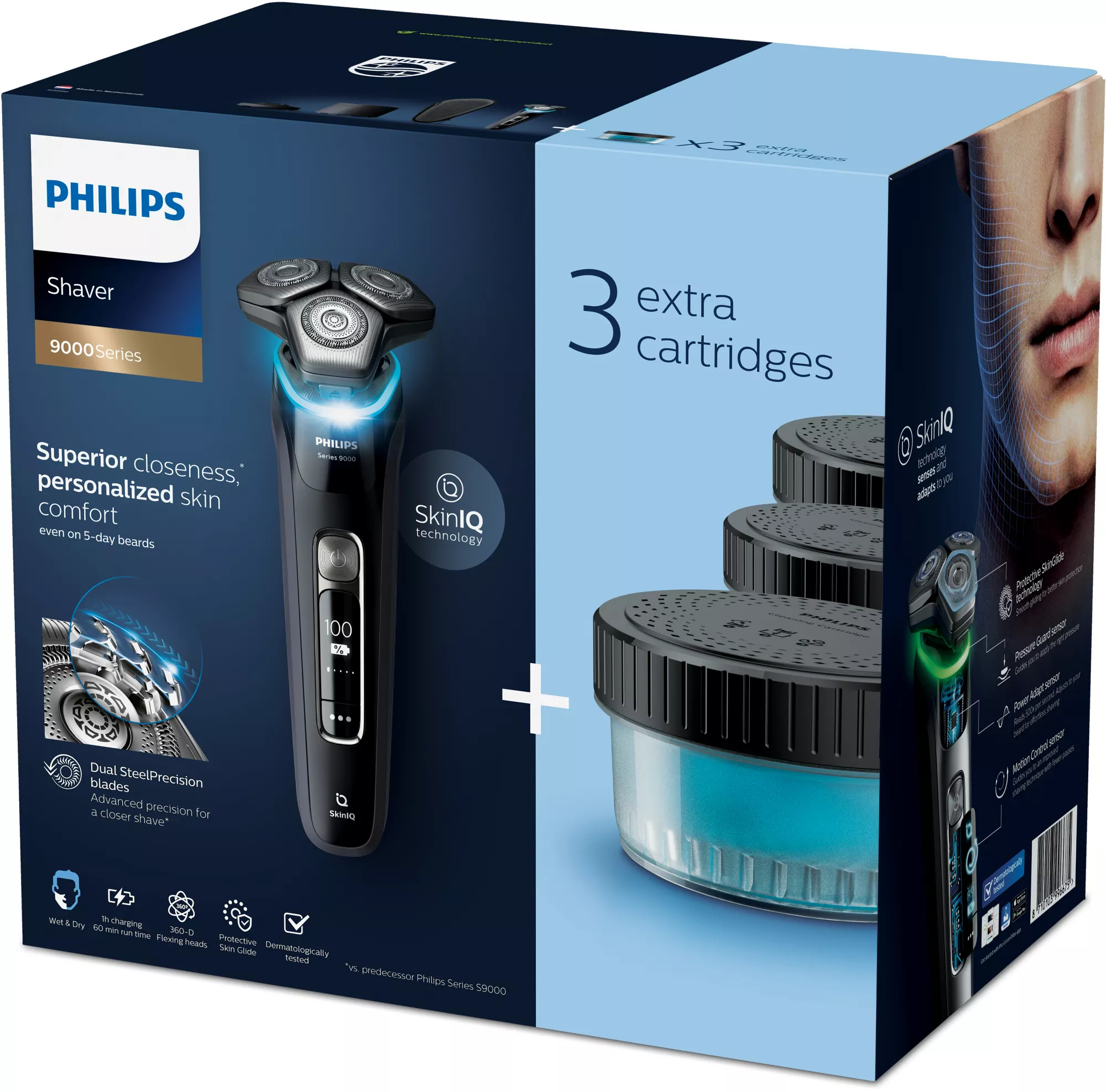 Philips SHAVER Series 9000 S9986/63 Wet and Dry electric shaver – image 2