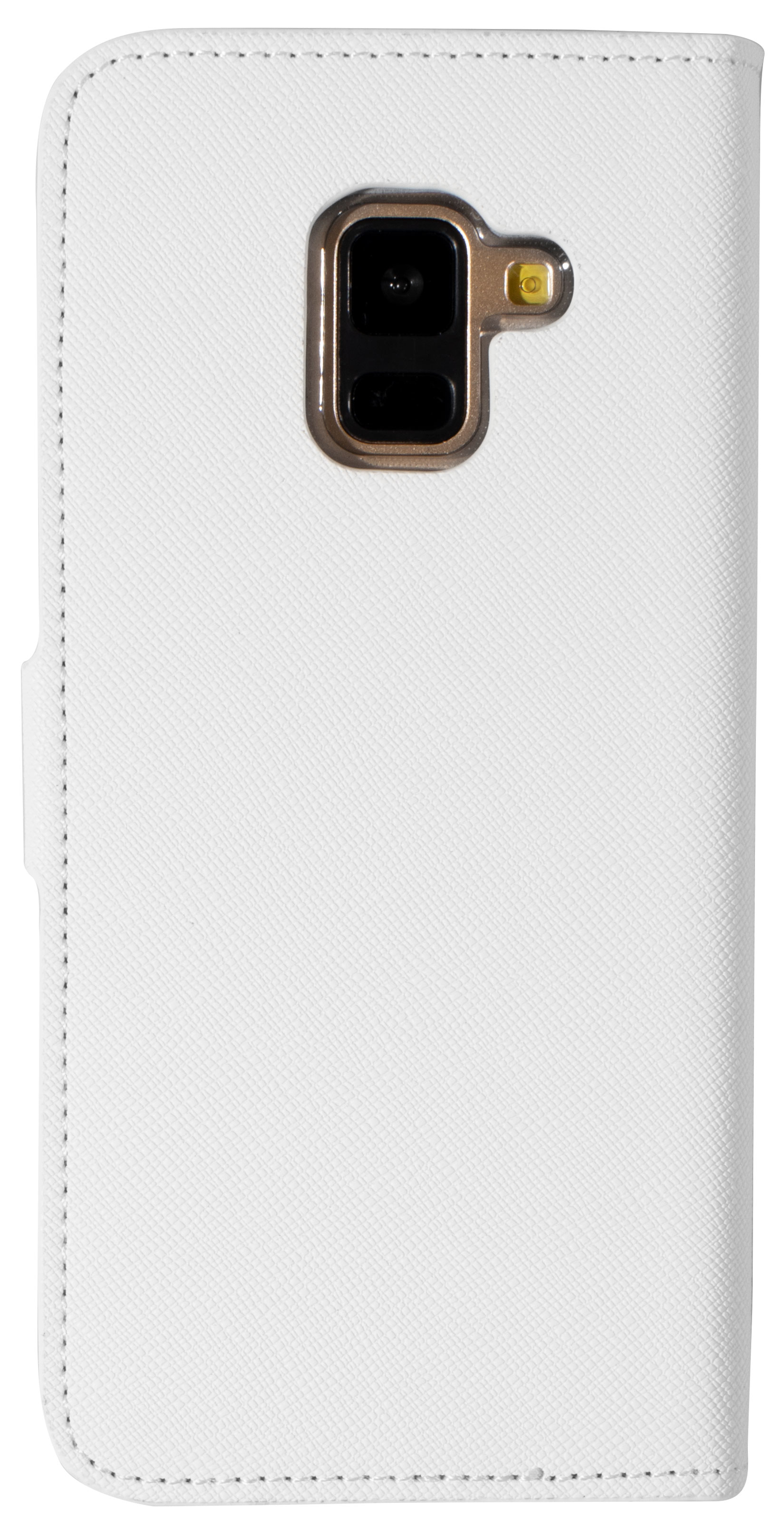 Mobiparts Saffiano Wallet Case Samsung Galaxy A8 (2018) White – image 3