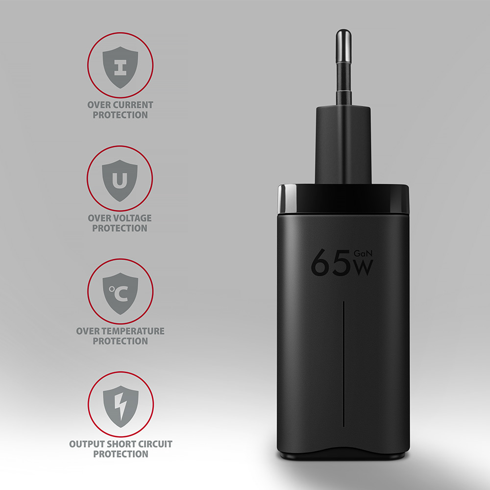 Axagon ACU-DPQ65 GaN Wall charger – image 5