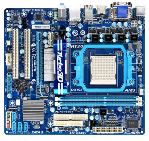 GIGABYTE GA-880GM-D2H motherboard AMD – image 1