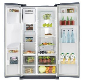 Samsung SBS7070 side-by-side refrigerator Freestanding – image 2