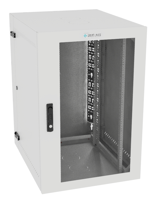 Vertiv VR Rack GL36WMCMM-W-SC-00-CM rack cabinet 19U Wall mounted rack White