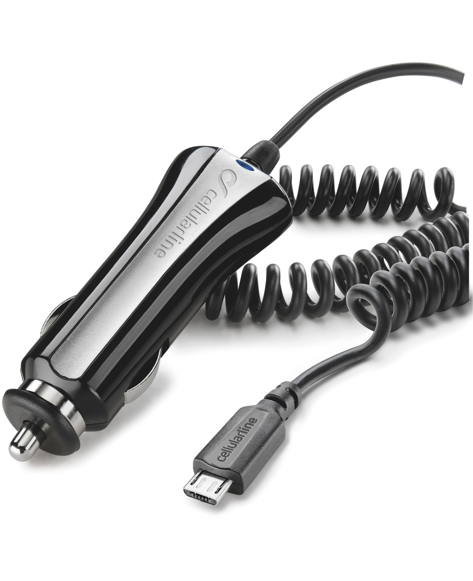 Cellularline CBRMICROUSBTAB mobile device charger Universal Black, Silver Cigar lighter Indoor