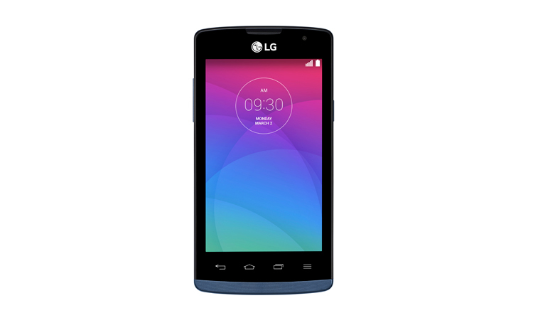 LG Joy 10.2 cm (4") Single SIM Android 4.4 3G Micro-USB 0.5 GB 4 GB 1900 mAh Blue – image 1