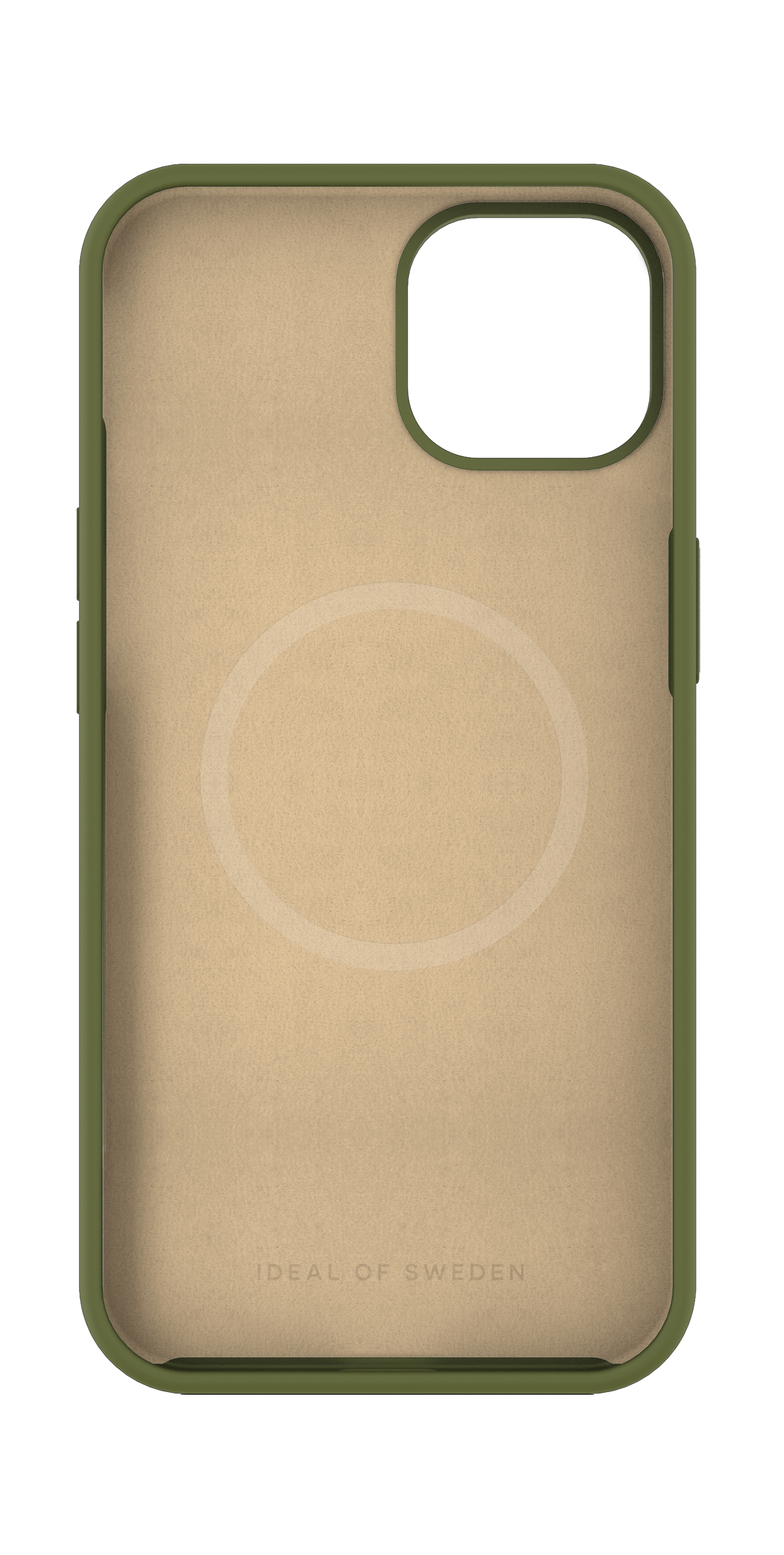 iDeal of Sweden Silicone Case MagSafe iPhone 13/14 Khaki