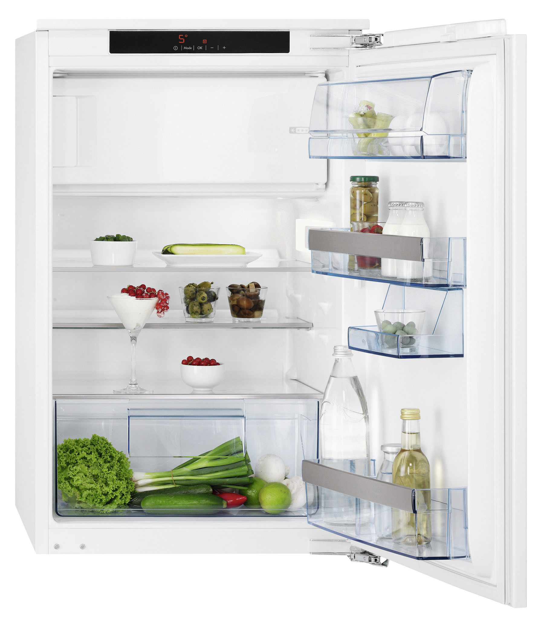 AEG SKS88840C0 combi-fridge Built-in