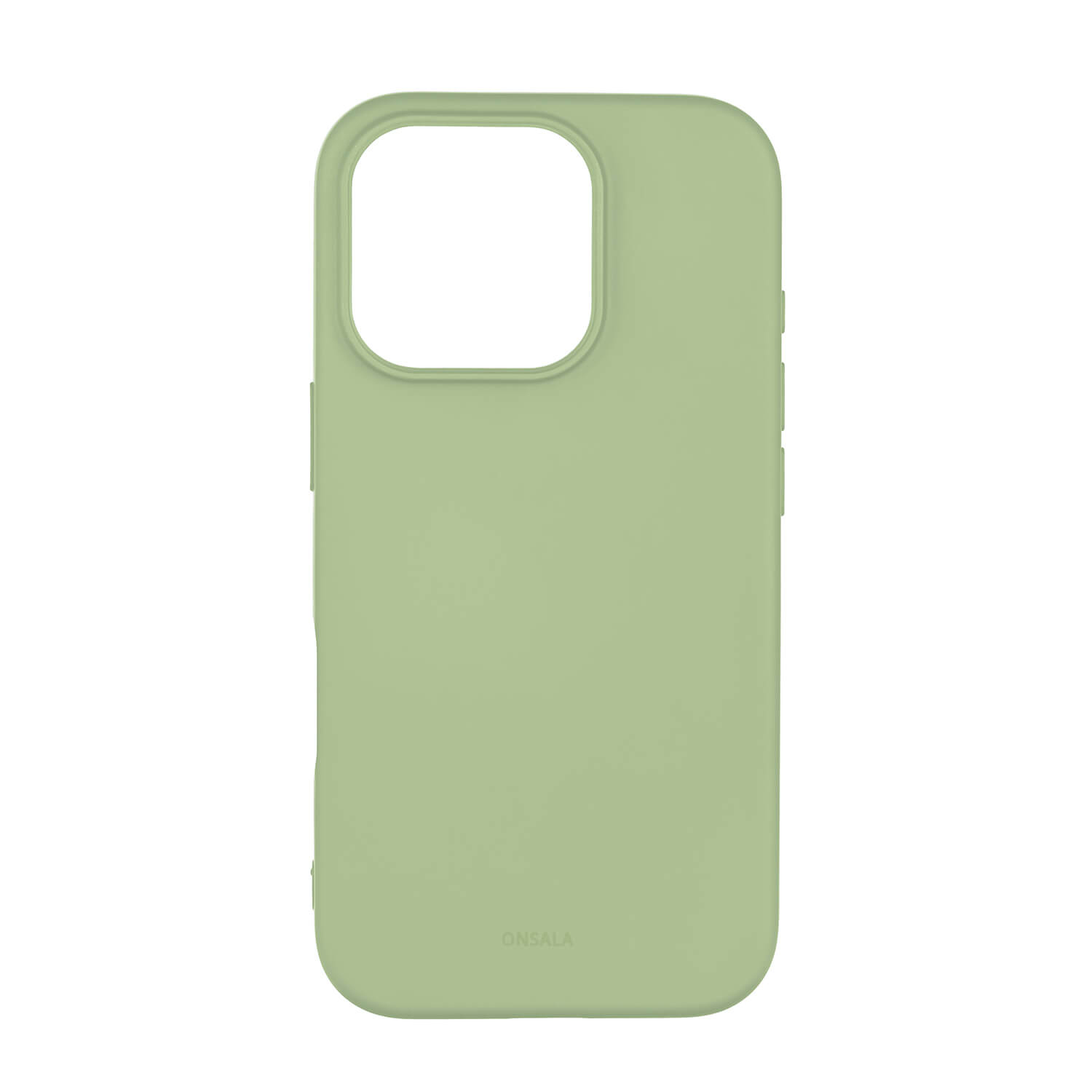 Onsala Phone Case with Silicone Feel Lime - iPhone 16 Pro