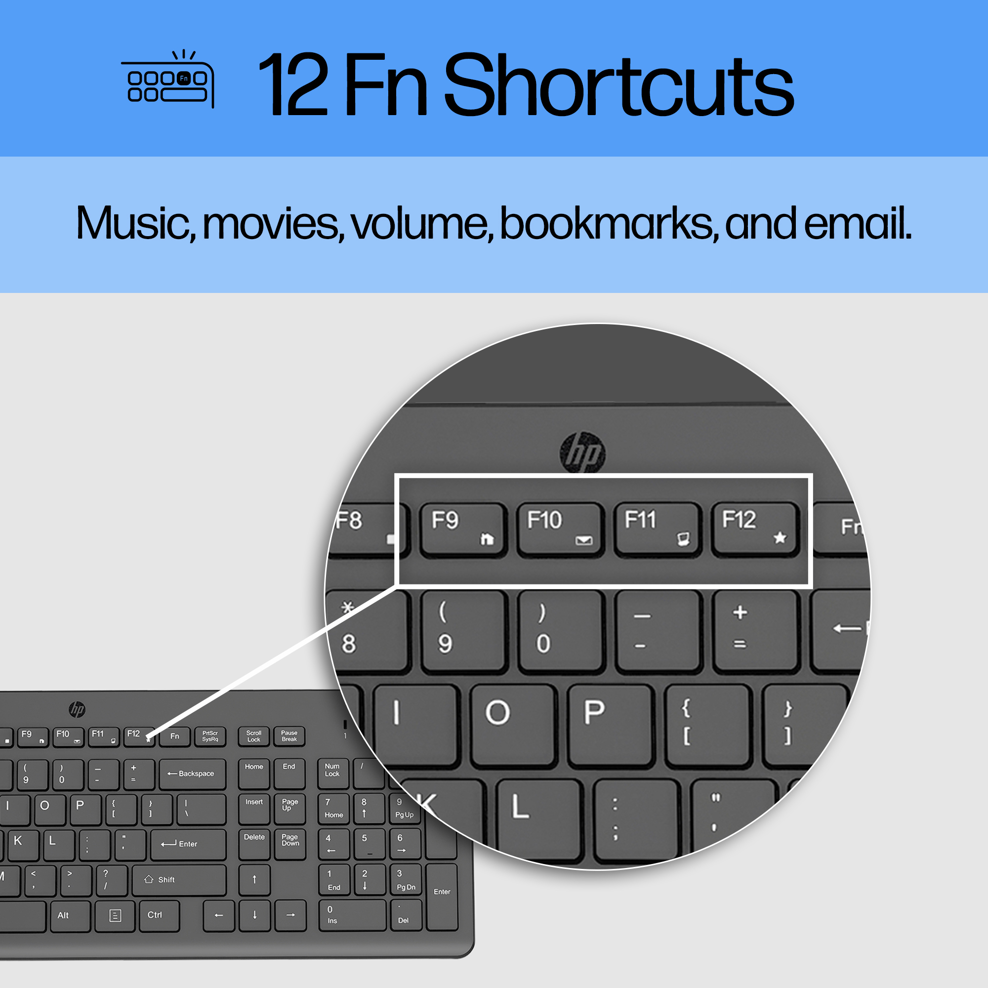 HP 150 USB-A Wired Keyboard – image 8