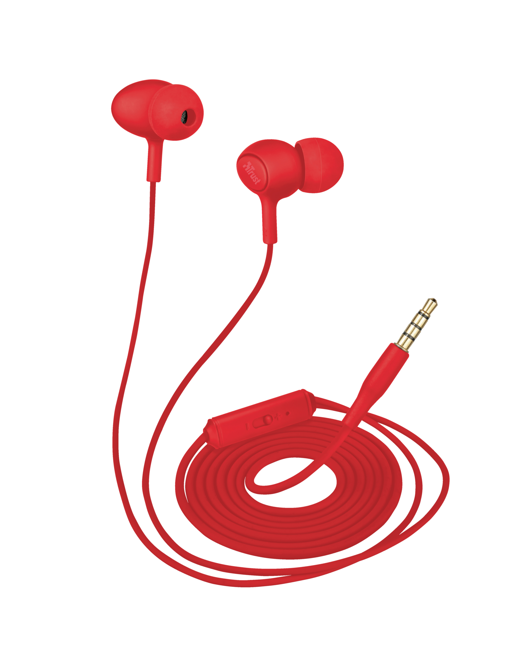 Trust Ziva Headset Wired In-ear Calls/Music Red