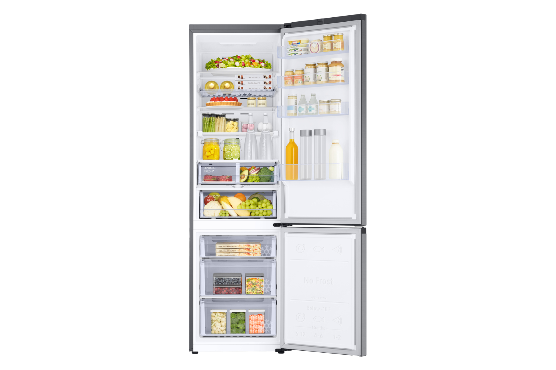 Samsung Series 5 RB38T606DS9/EU Classic Fridge Freezer with SpaceMax™ Technology - Matte Stainless – image 6