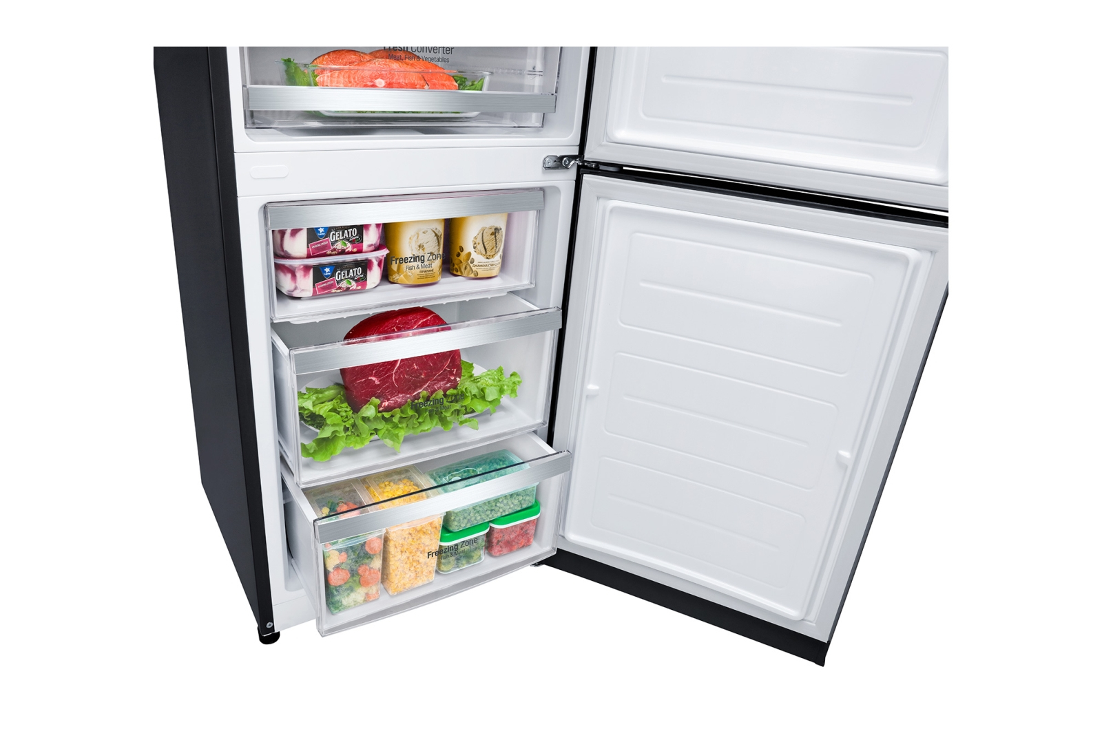 LG GBB940BMQZT fridge-freezer Freestanding – image 5
