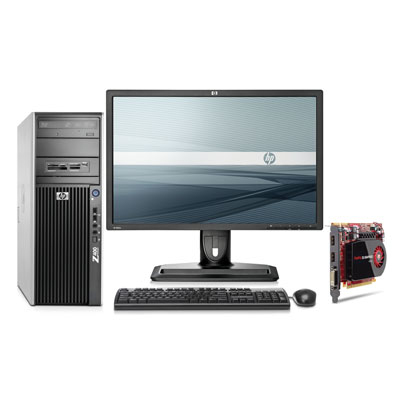 HP Z400 + ATI FirePro V4800 + ZR24w