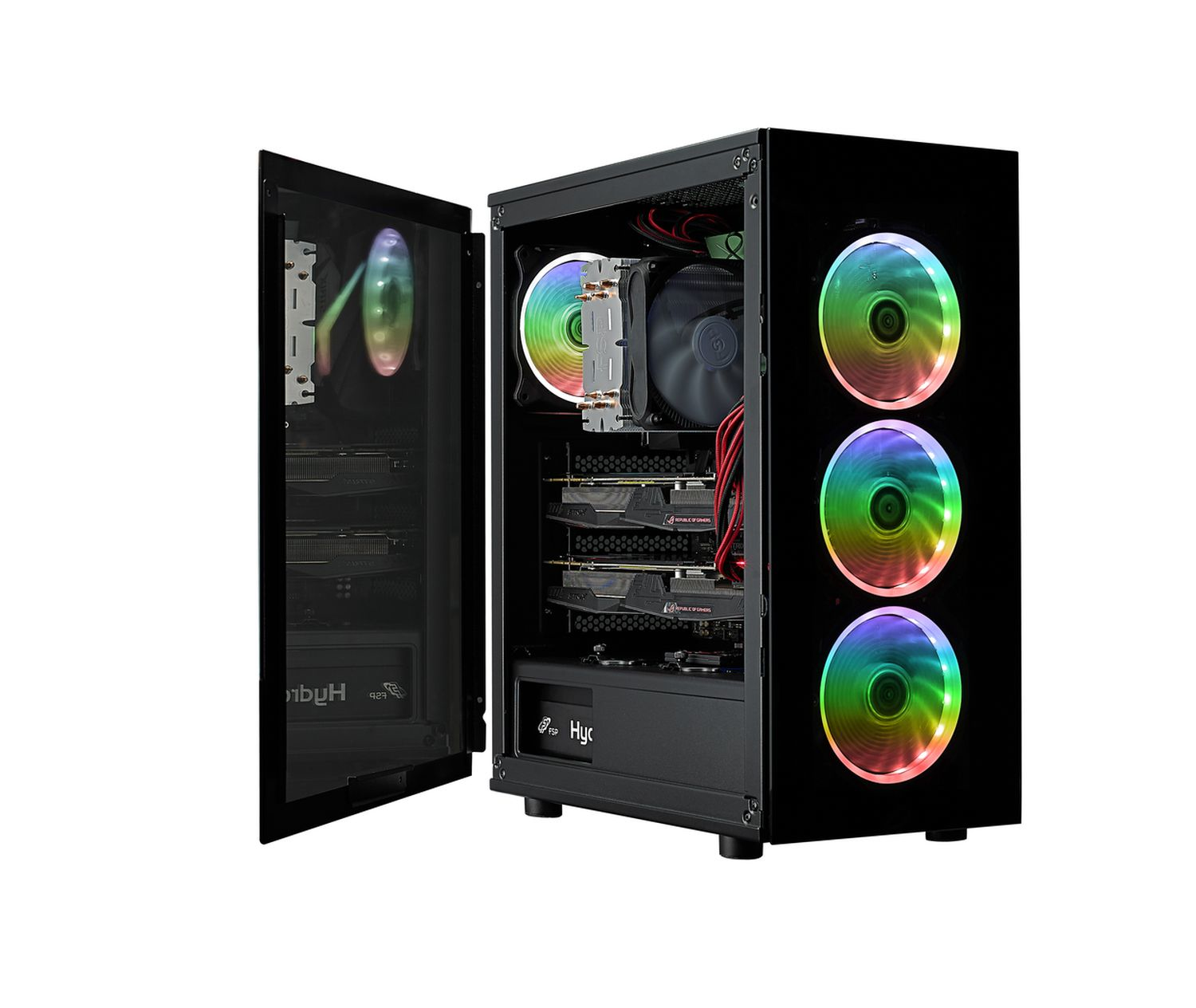 FSP CMT340 Midi Tower Black – image 5