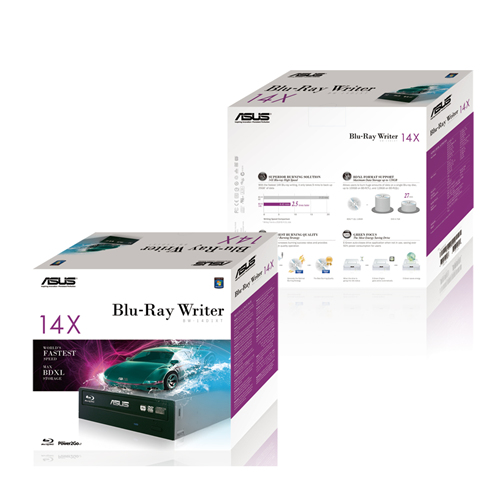 ASUS BW-14D1XT optical disc drive Internal Blu-Ray RW Black – image 2
