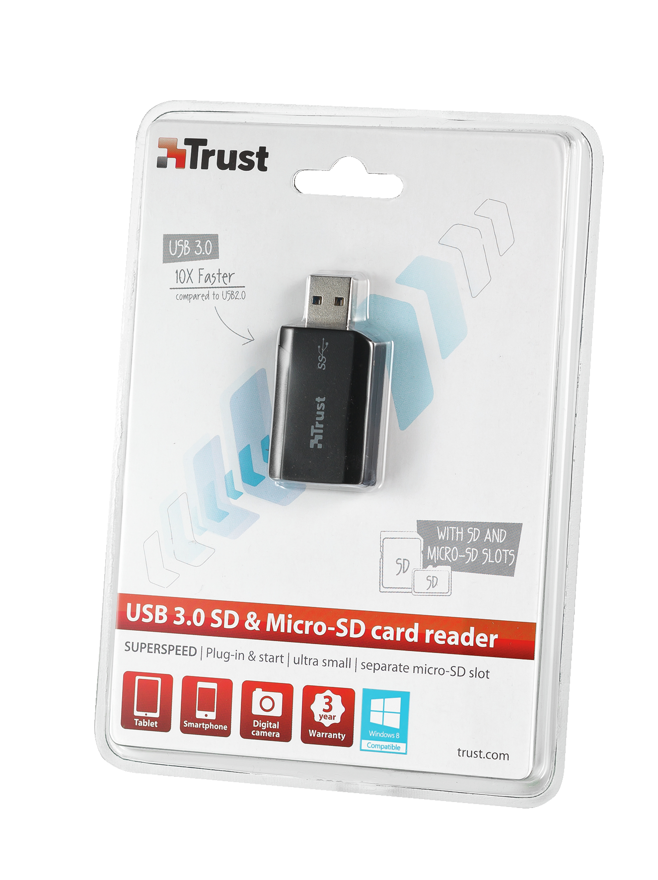 Trust 18677 card reader USB 3.2 Gen 1 (3.1 Gen 1) Black – image 5