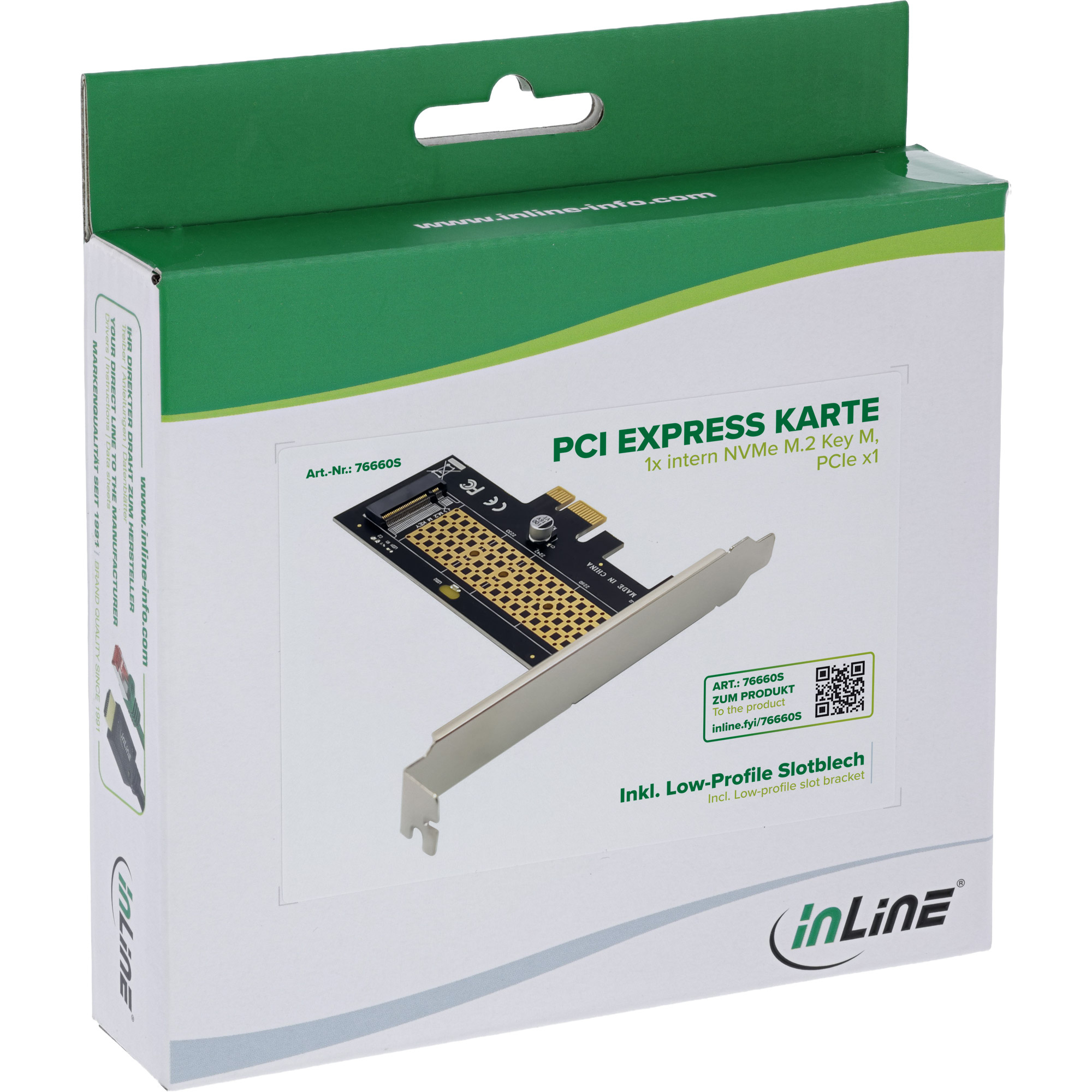 InLine 76660S interface cards/adapter Internal M.2 – image 1