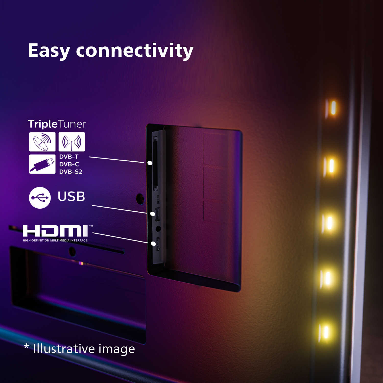 Philips 6000 series LED 32PFS6908 Full HD Ambilight TV – image 6