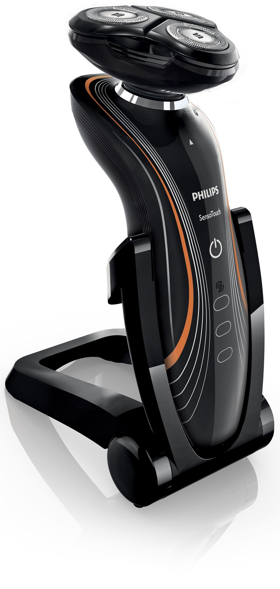 Philips SHAVER Series 7000 SensoTouch RQ1161/16 men's shaver Rotation shaver Black, Orange