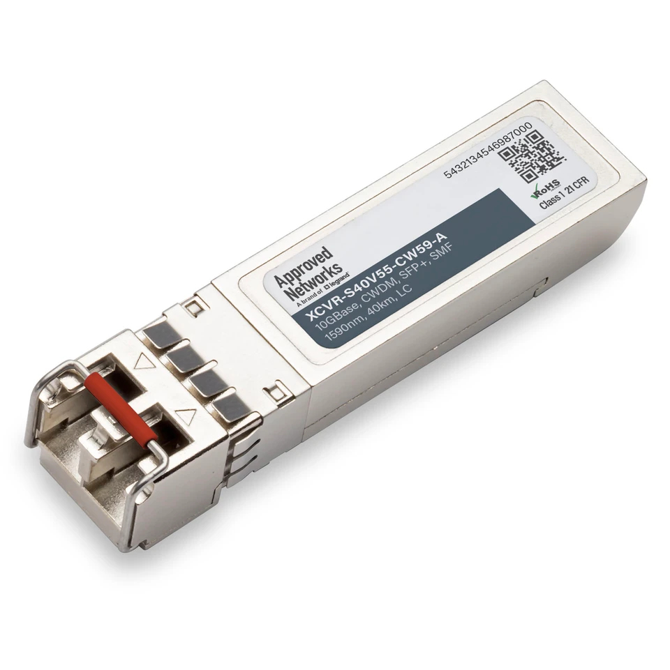 Legrand XCVR-S40V55-CW59-A network transceiver module Fiber optic 10 Mbit/s SFP+ 1590 nm