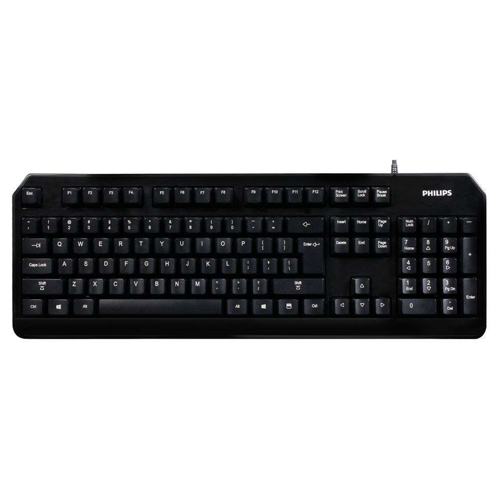 Philips SPK6212B/93 keyboard Gaming USB QWERTY Black – image 2