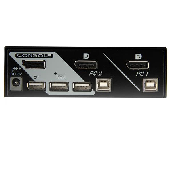 StarTech.com 2 Port Professional USB DisplayPort KVM Switch with Hotkey Control – image 3