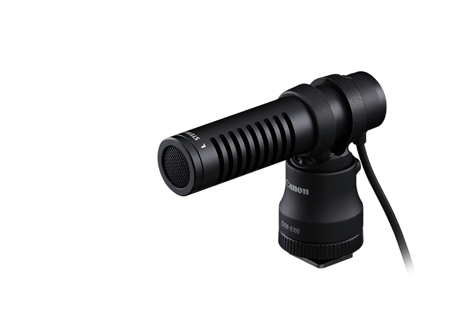 Canon DM-E100 Black Digital camera microphone