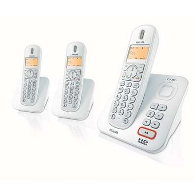 Philips CD2553S/22 telephone DECT telephone Caller ID White – image 2