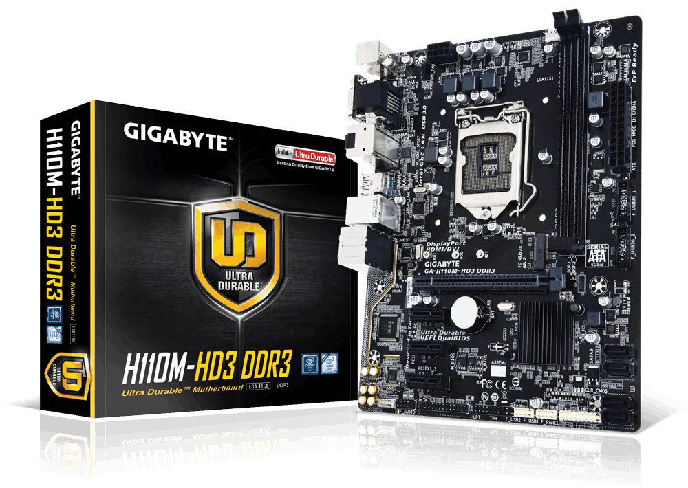 GIGABYTE GA-H110M-HD3 DDR3 – image 1