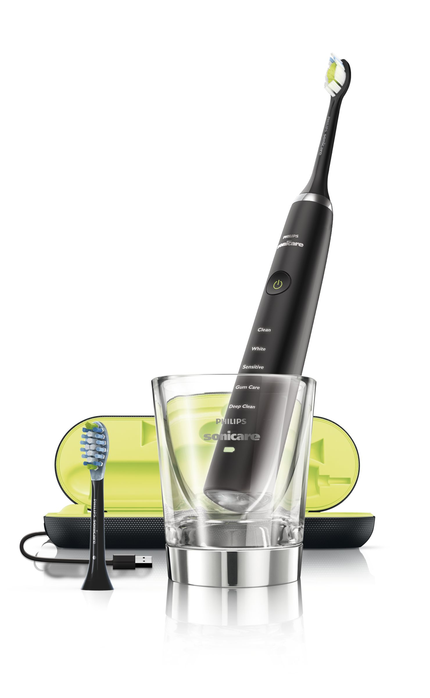 Philips Sonicare DiamondClean HX9382/36 electric toothbrush Adult Sonic toothbrush Black
