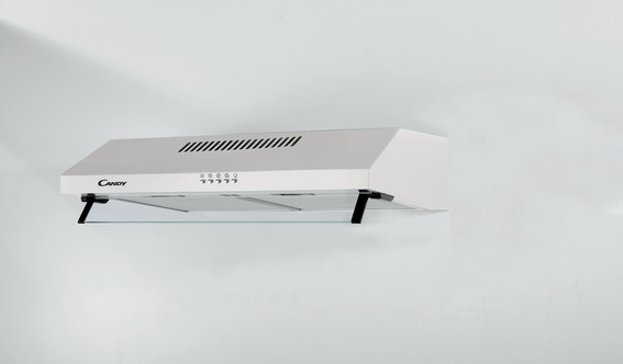 Candy CFT63/1W cooker hood Wall-mounted White 348.8 m³/h