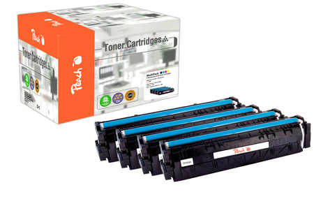 Peach 112204 toner cartridge 4 pc(s) Compatible Black, Cyan, Magenta, Yellow