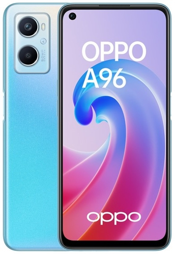 Oppo A96 CPH2333 16.7 cm (6.59") Dual SIM Android 11 4G USB Type-C 8 GB 128 GB 5000 mAh Blue – image 1