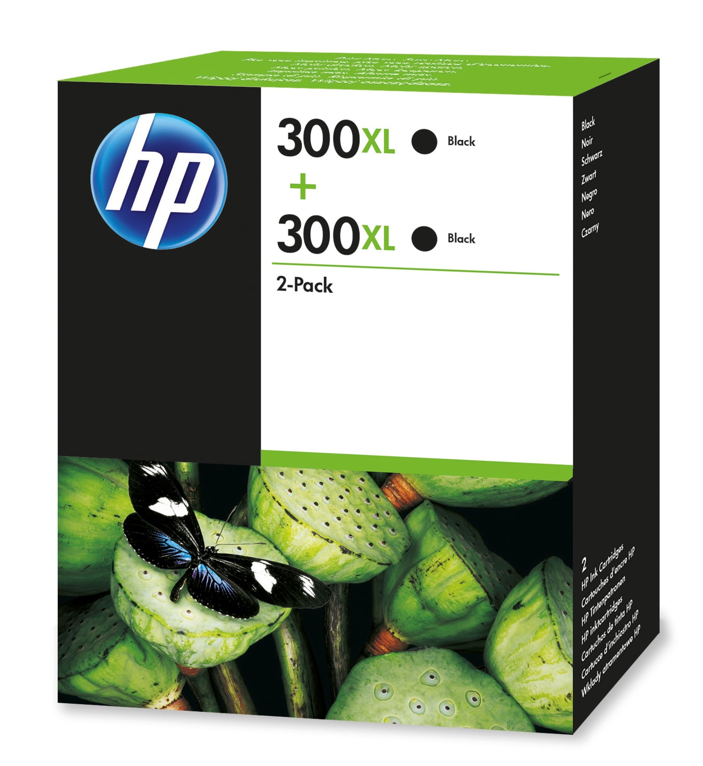 HP 300XL ink cartridge 2 pc(s) Original High (XL) Yield Black