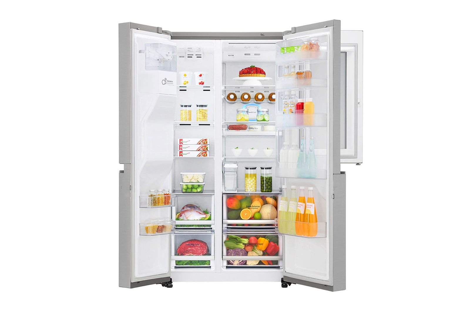 LG GSX961NEVZ side-by-side refrigerator Freestanding – image 2