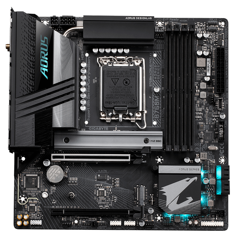 GIGABYTE B760M AORUS PRO AX (REV. 1.0) – image 2