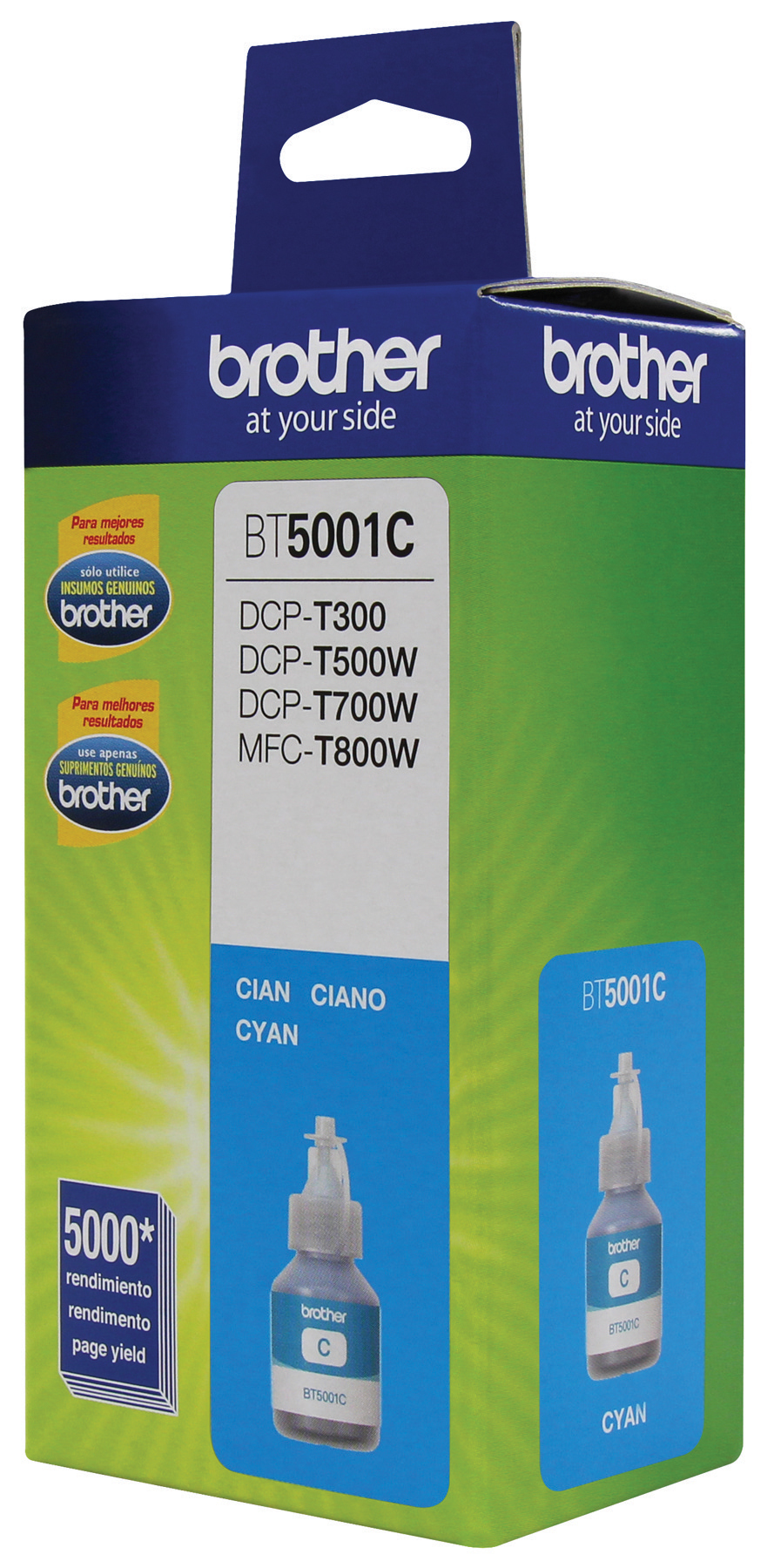 Brother BT5001C ink cartridge 1 pc(s) Original Extra (Super) High Yield Cyan – image 2