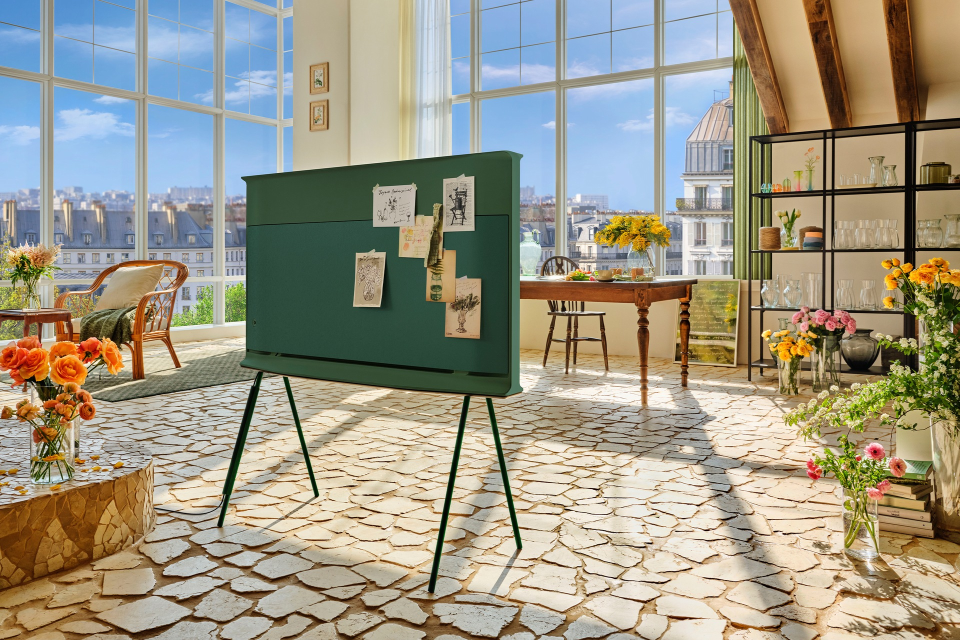 TV QLED SAMSUNG The Serif TQ55LS01D Vert 2024 — photo 11
